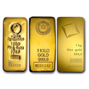 1 Kilo Gold Bar - Brand Varies .9999 (COMEX Brand)