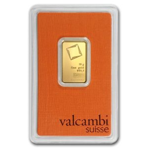 10 gram Gold Bar - Valcambi (Carded)