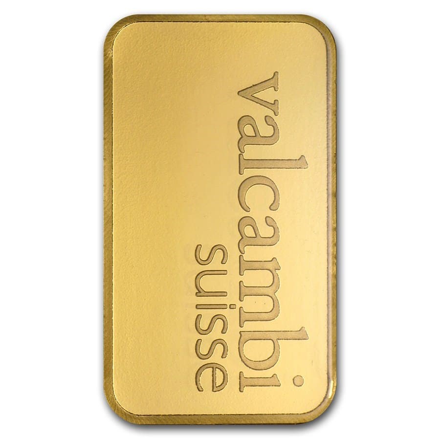 20 Gram Gold Bar Valcambi In Assay 77424 A