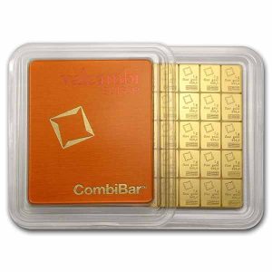 50 x 1 gram Valcambi CombiBar™ Gold (In Assay)