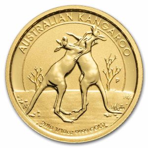 1/10 oz Australian Kangaroo/Nugget Gold Coin (Year Varies) - BU