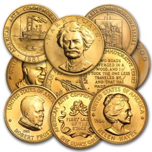 1 oz U.S. Mint Commemorative Arts Gold Medal