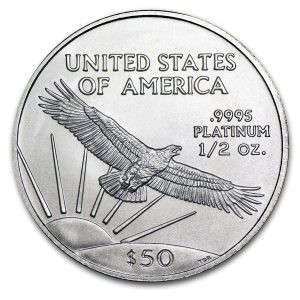 1/2 oz Platinum Eagle - BU (Date Varies)