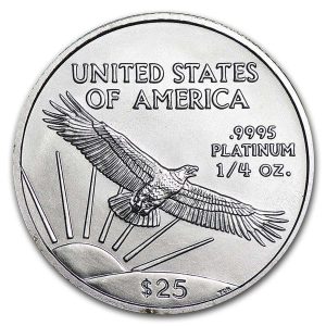 1/4 oz Platinum Eagle - BU (Date Varies)