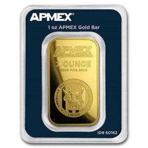 1 oz Gold Bar - Wholesale Brand (Carded)