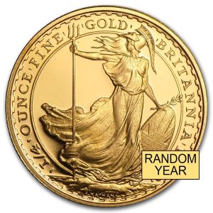 1/4 oz Gold Britannia (Year Varies)