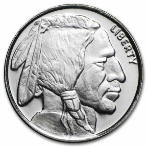 1 oz Silver Round - Buffalo Design