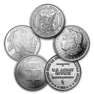 1 oz Silver Round - Design Varies - Secondary Market