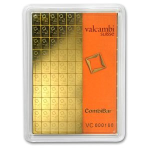 100 x 1 gram Valcambi CombiBar™ Gold (In Assay)