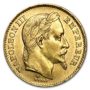 France Gold 20 Francs - Napoleon III (1852-1870)