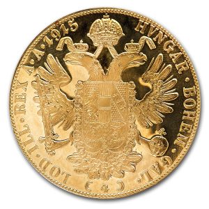 Austria 4 Ducat Gold Coin (Year Varies)