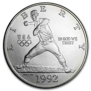 1992-D $1 Olympic Silver Commem - BU