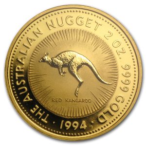 1994 2 oz Australian Gold Nugget - BU