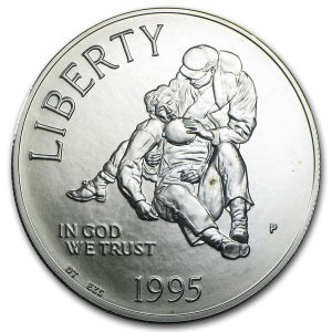 1995-P $1 Civil War Silver Commem - BU