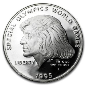 1995-P $1 Special Olympics Silver Commem - Proof