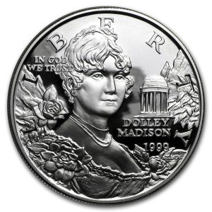 1999-P $1 Dolley Madison Silver Commem - Proof
