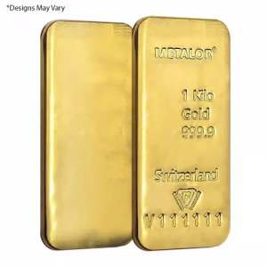 1 Kilo Gold Bar - Metalor