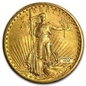 $20 Gold Saint-Gaudens - Any Grade