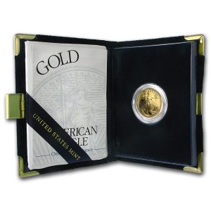2003-W 1/4 oz Proof Gold Eagle $10 - Box & COA