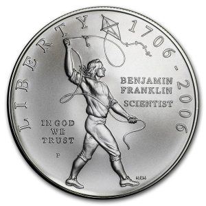 2006-P $1 Franklin Scientist Silver Commem - BU