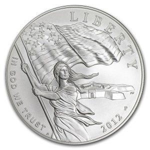 2012-P $1 Star-Spangled Banner Silver Commem - BU