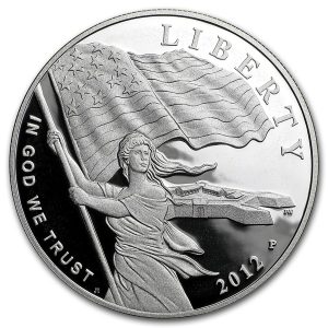 2012-P $1 Star-Spangled Banner Silver Commem - Proof