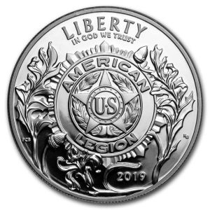 2019-P $1 American Legion Silver Commem - Proof