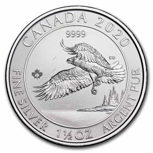 2020 1.5 oz Canadian North American Bald Eagle Silver Coin