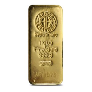 1 kilo Gold Bar - Argor-Heraeus (Cast)