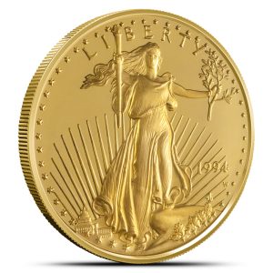 1994-W 1/2 oz Proof Gold Eagle $25 - Box & COA