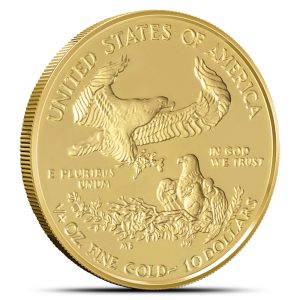 2014-W 1/4 oz Proof Gold Eagle $10 - Box & COA