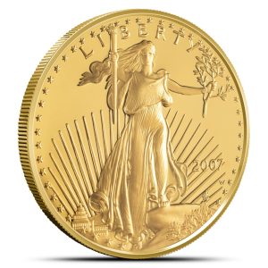 2007-W 1 oz Proof Gold Eagle $50 - Box & COA