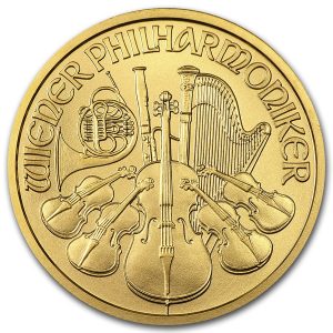 1/2 oz Austrian Philharmonic Gold Coin (Year Varies)