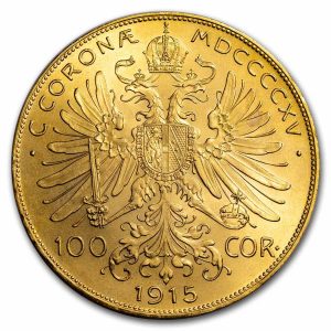 Austria 100 Corona Gold Coin (Year Varies)