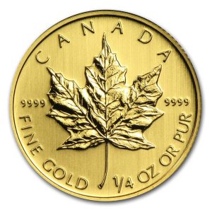 Canadian 1/4 oz Gold Coin (Year/Design Varies)