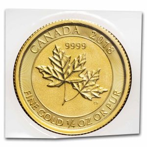 1/4 oz Canadian Twin Maple Leaf Gold Coin (Year Varies)