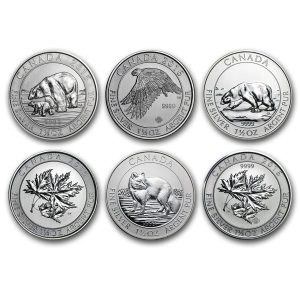 Canadian 1.5 oz Wildlife Silver Coin (Year/Design Varies)