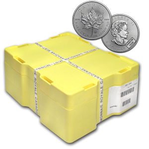 1 oz Canadian Silver Maple Leaf - Sealed Monster Box (Year Varies)