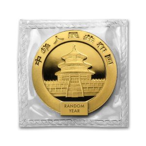 1 oz China Gold Panda - BU - Sealed (Year Varies)