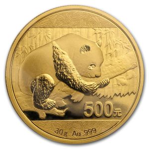 30 gram China Gold Panda - BU - Unsealed (Year Varies)