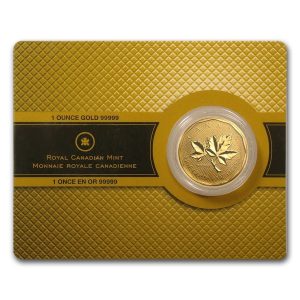 Canada 1 oz Gold Coin .99999 - Year/Design Varies (w/Assay Card)