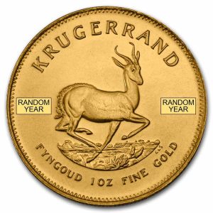 1 oz South Africa Gold Krugerrand (Year Varies)
