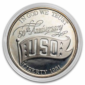 U.S. $1 Modern Silver Commemorative Coin - Cap/Slab